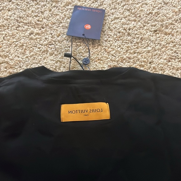 Louis Vuitton Black Logo Tee Size Xl - Picture 5 of 5